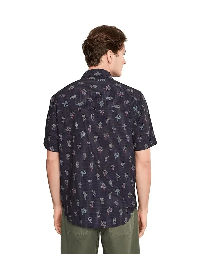Рубашка повседневная Bahama Coast Neon Sips Tommy Bahama — изображение 4 из 5, черный