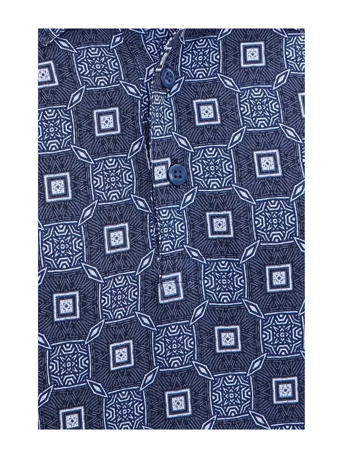 Рубашка с принтом Bahama Coast Barcelo Tiles Tommy Bahama — изображение 5 из 5, затмение