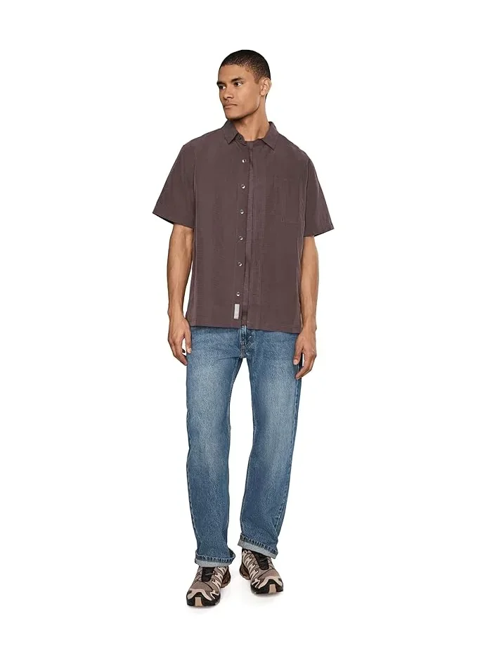Рубашка с коротким рукавом Desert Pucker Dry Royal Robbins — изображение 2 из 5, коричневый