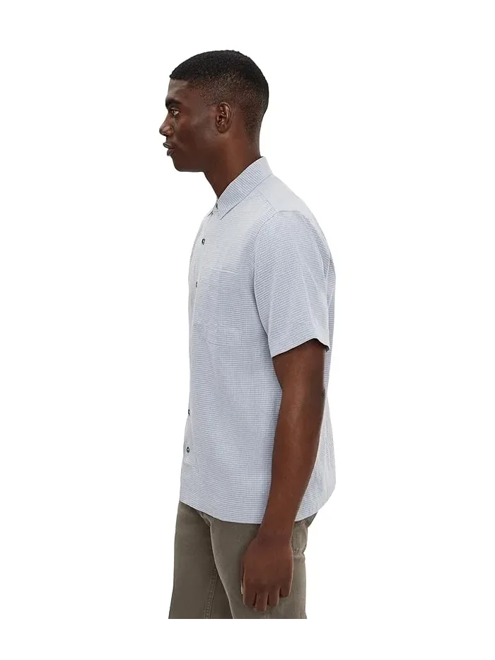 Рубашка повседневная Desert Pucker Dry Short Sleeve Royal Robbins — изображение 3 из 5, синий