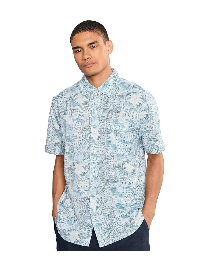 Рубашка с принтом San Lucio Tides Villa Vista Tommy Bahama — изображение 1 из 5, синий