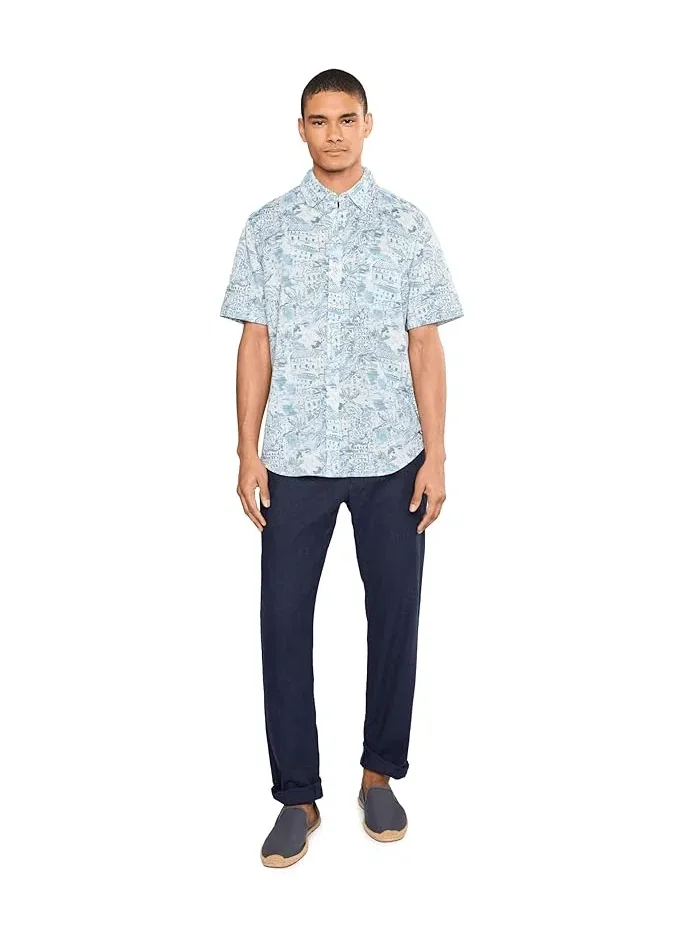 Рубашка с принтом San Lucio Tides Villa Vista Tommy Bahama — изображение 2 из 5, синий