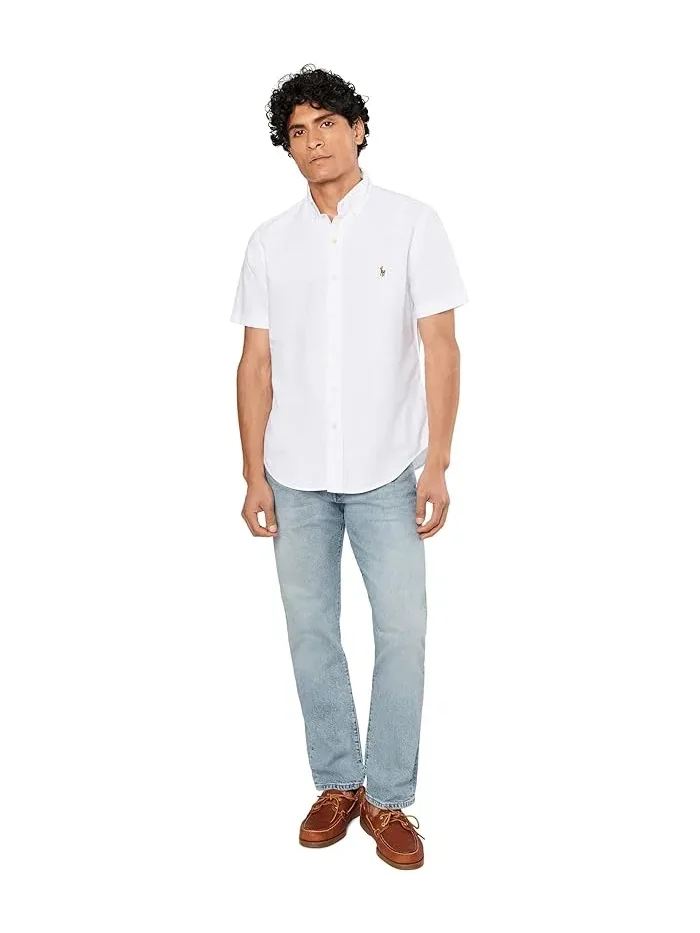 Рубашка оксфорд классическая Polo Ralph Lauren — изображение 2 из 5, белый