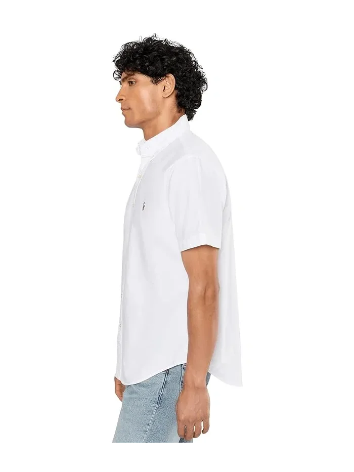 Рубашка оксфорд классическая Polo Ralph Lauren — изображение 3 из 5, белый