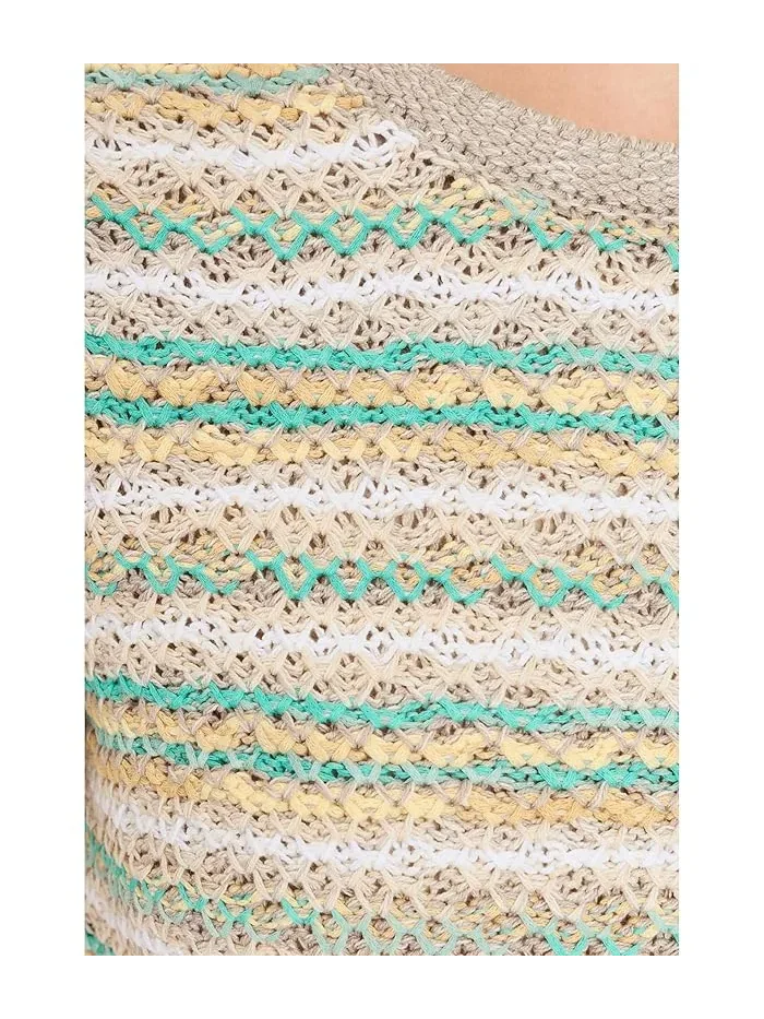 Джемпер Petite Layered Knit Sweater Tee NIC+ZOE — изображение 5 из 5, голубой мульти