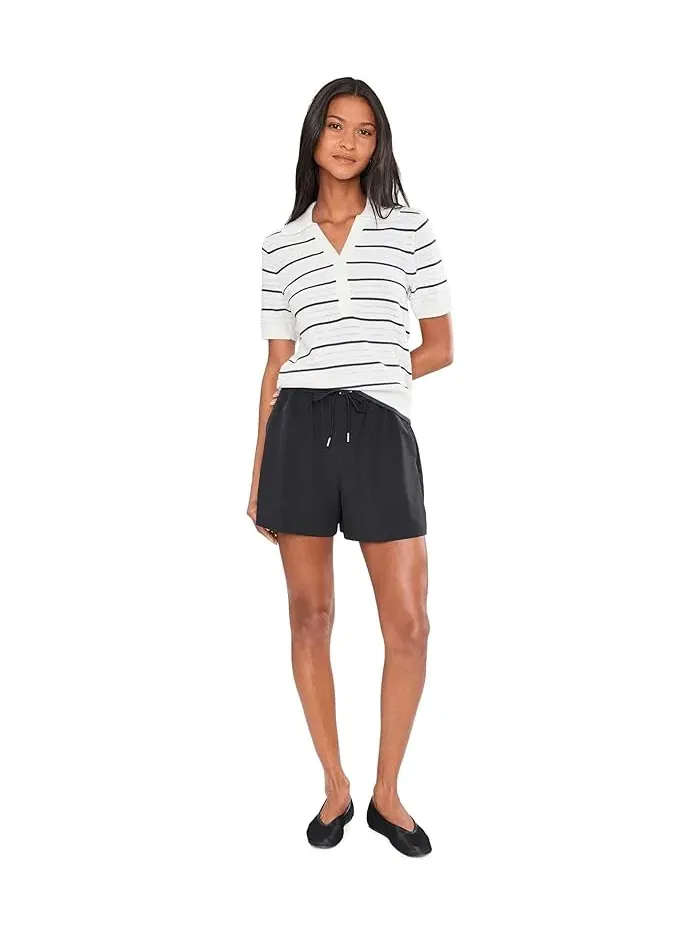 Поло Wren Knit Polo Varley — изображение 2 из 5, белый/синий