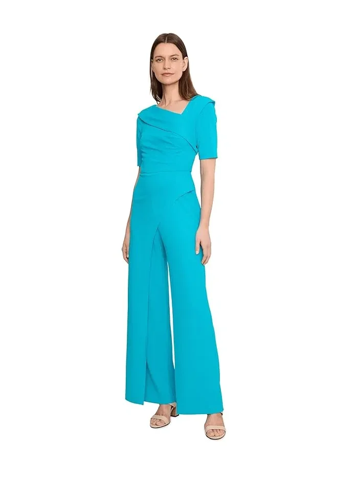 Комбинезон из крепа модель Knit Crepe Adrianna Papell — изображение 2 из 5, мульти