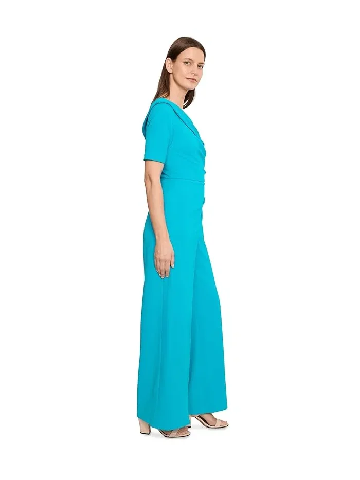 Комбинезон из крепа модель Knit Crepe Adrianna Papell — изображение 3 из 5, мульти
