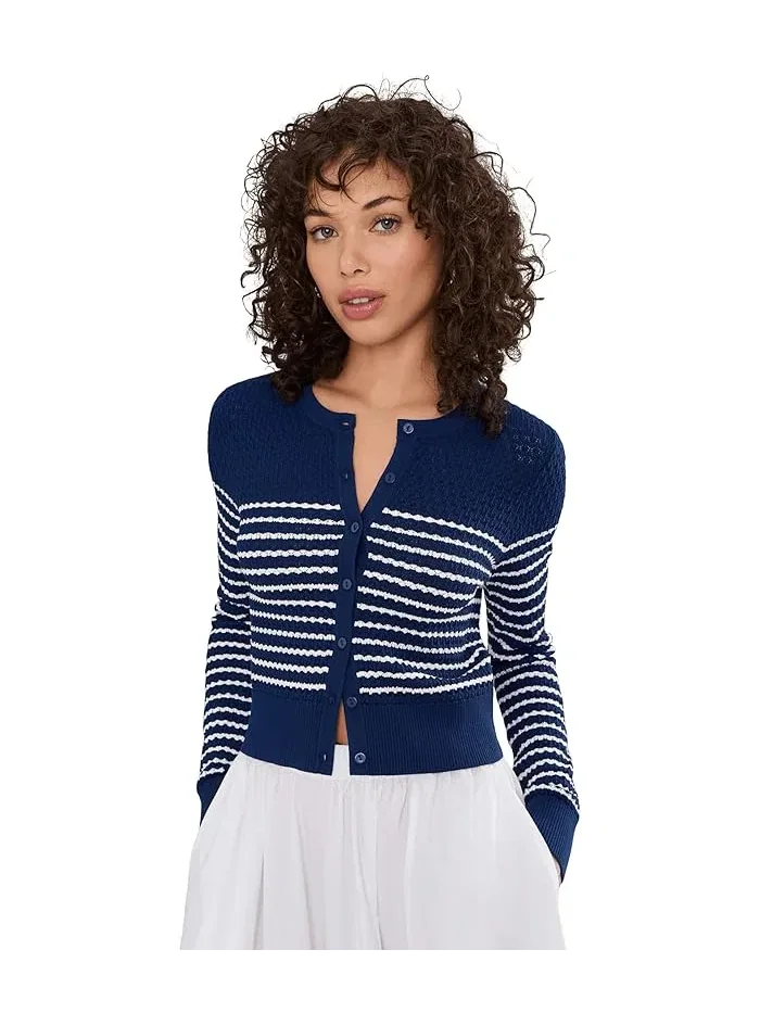 Кардиган The Pointelle Dani Joe's Jeans — изображение 1 из 5, синий