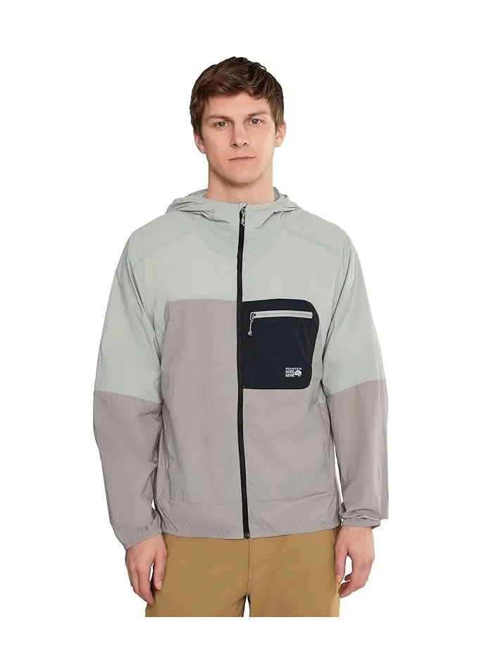 Ветровка Wind Veil с капюшоном Mountain Hardwear — изображение 1 из 5, серый