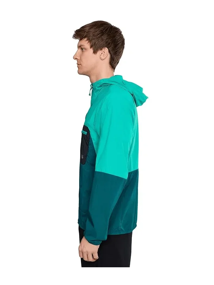 Куртка ветрозащитная Wind Veil Mountain Hardwear, Jack Pine/Blupernova — изображение 3 из 5, синий