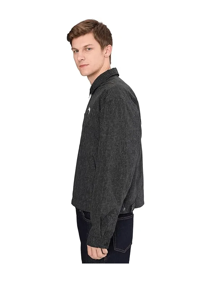 Куртка с капюшоном ветрозащитная Wardrobe Essentials PUMA — изображение 3 из 5, красный/черный