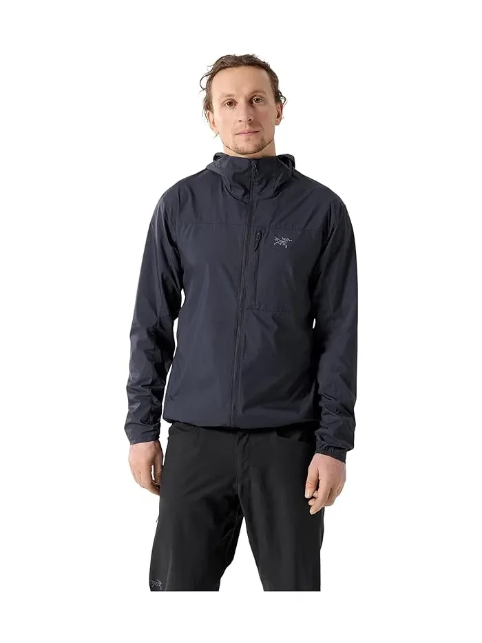 Ветрозащитная куртка Squamish Hoody Arc'teryx — изображение 1 из 3, черный