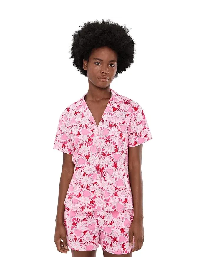Пижамная рубашка Mari Pj Button-up Top Lilly Pulitzer — изображение 1 из 5, кокосовый
