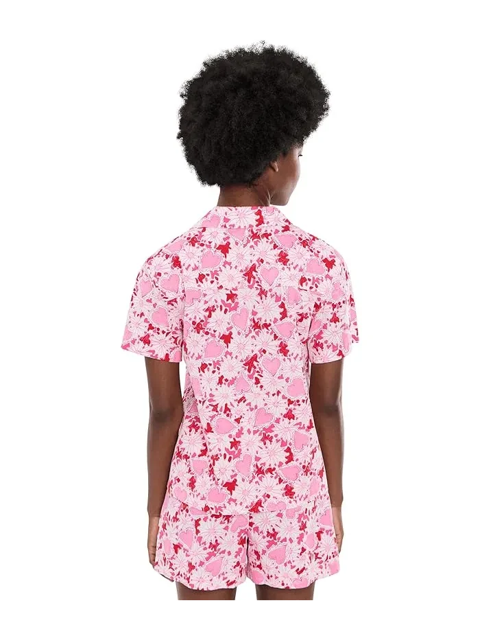 Пижамная рубашка Mari Pj Button-up Top Lilly Pulitzer — изображение 4 из 5, кокосовый