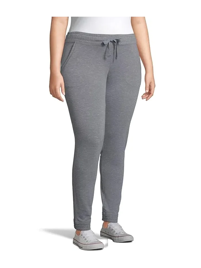 Спортивные штаны с карманами трикотаж Hanes — изображение 1 из 2, фиолетовый