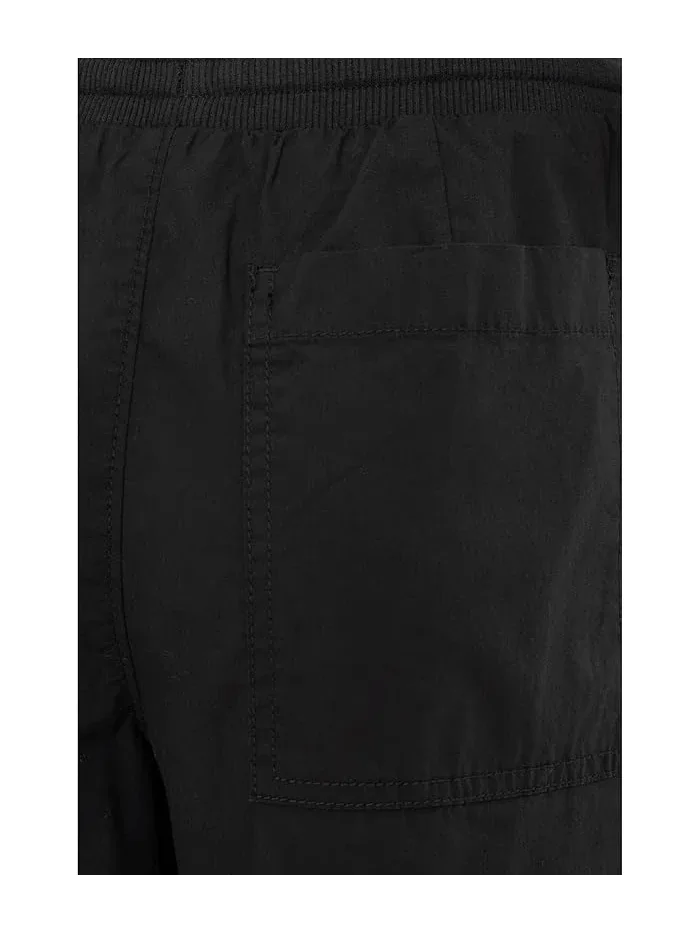 Штаны широкие Stretch Poplin Wide Leg PACT — изображение 5 из 5, черный