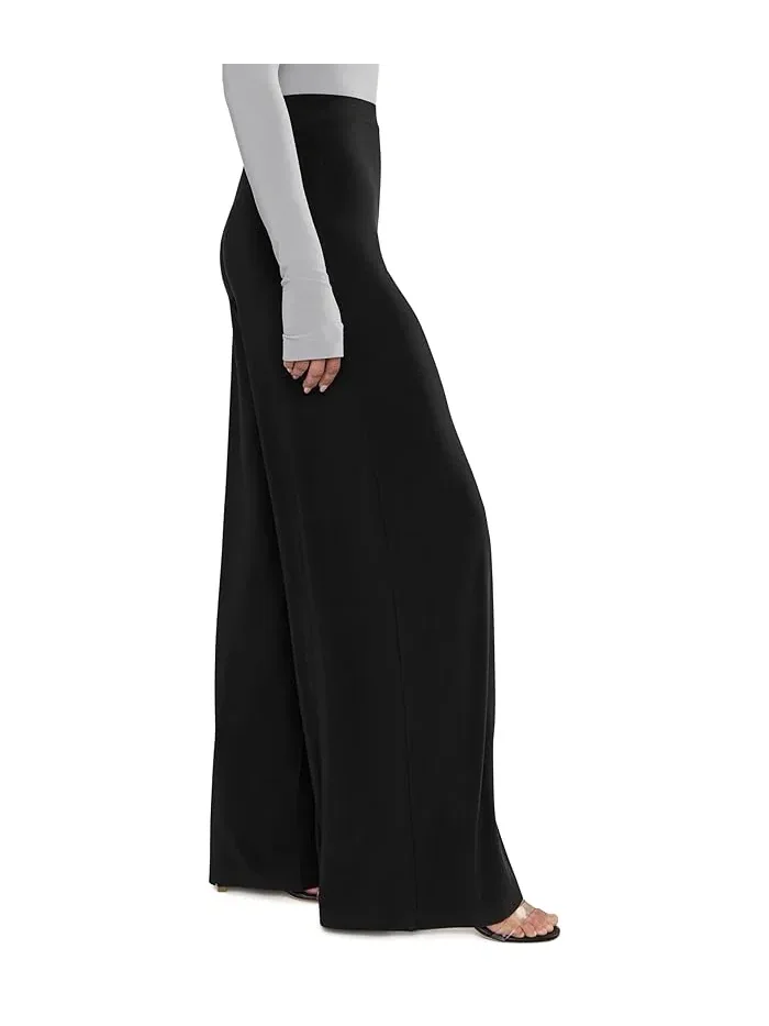 Брюки широкие Bias Pants Norma Kamali — изображение 3 из 5, черный
