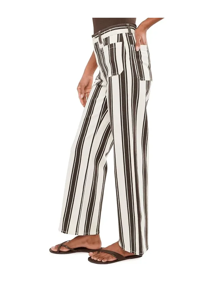 Брюки широкие Madewell — изображение 3 из 5, темный коричневый