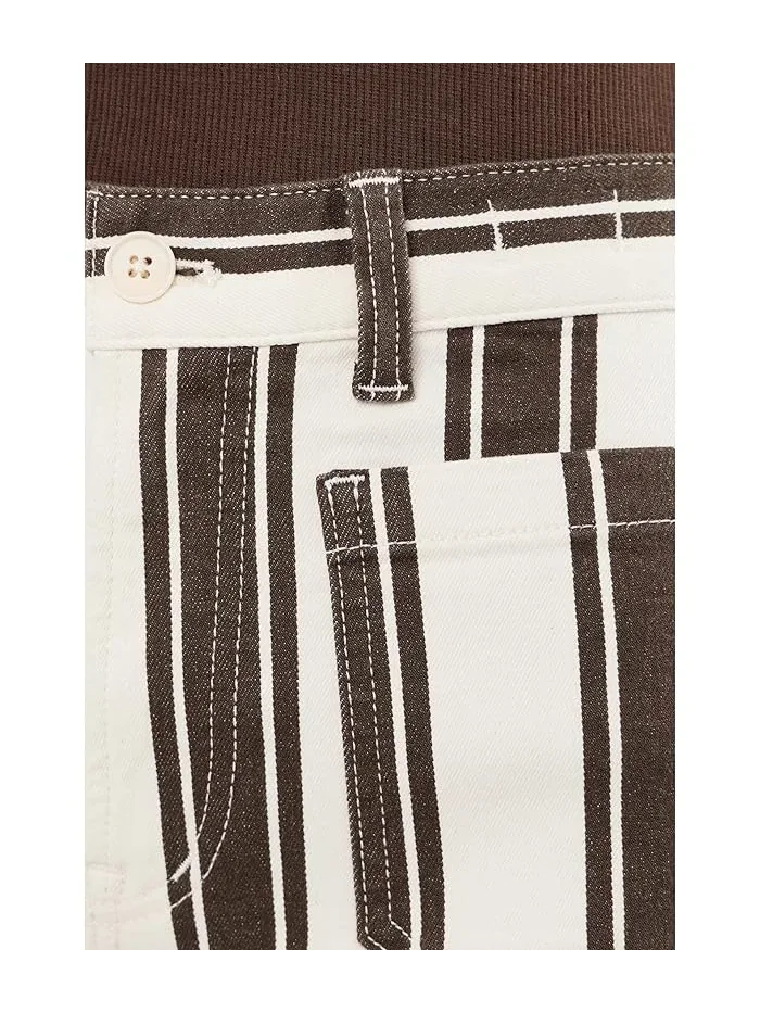 Брюки широкие Madewell — изображение 5 из 5, темный коричневый