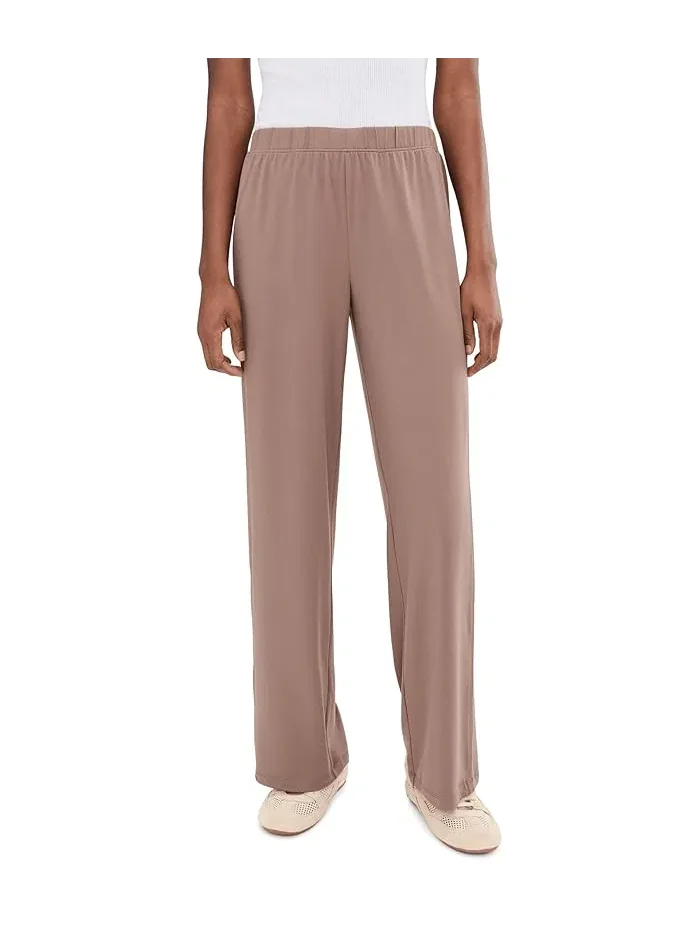 Брюки с пайпингом Butterchic Pants Barefoot Dreams — коричневый