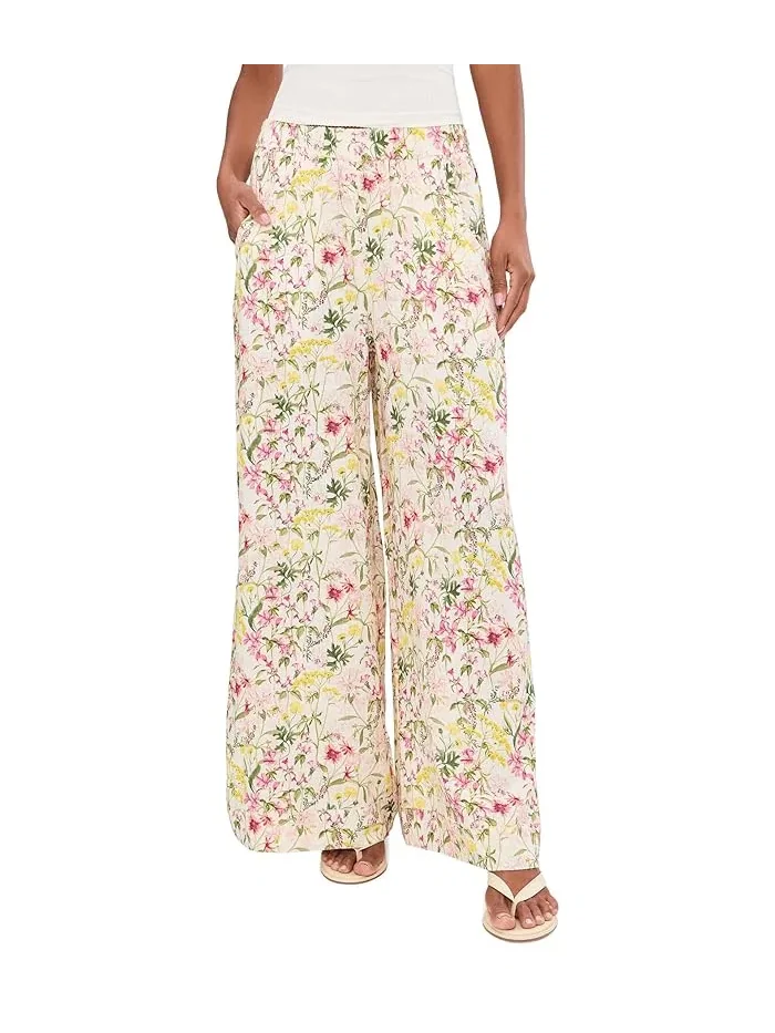 Брюки широкие с эластичным поясом Vince Camuto
