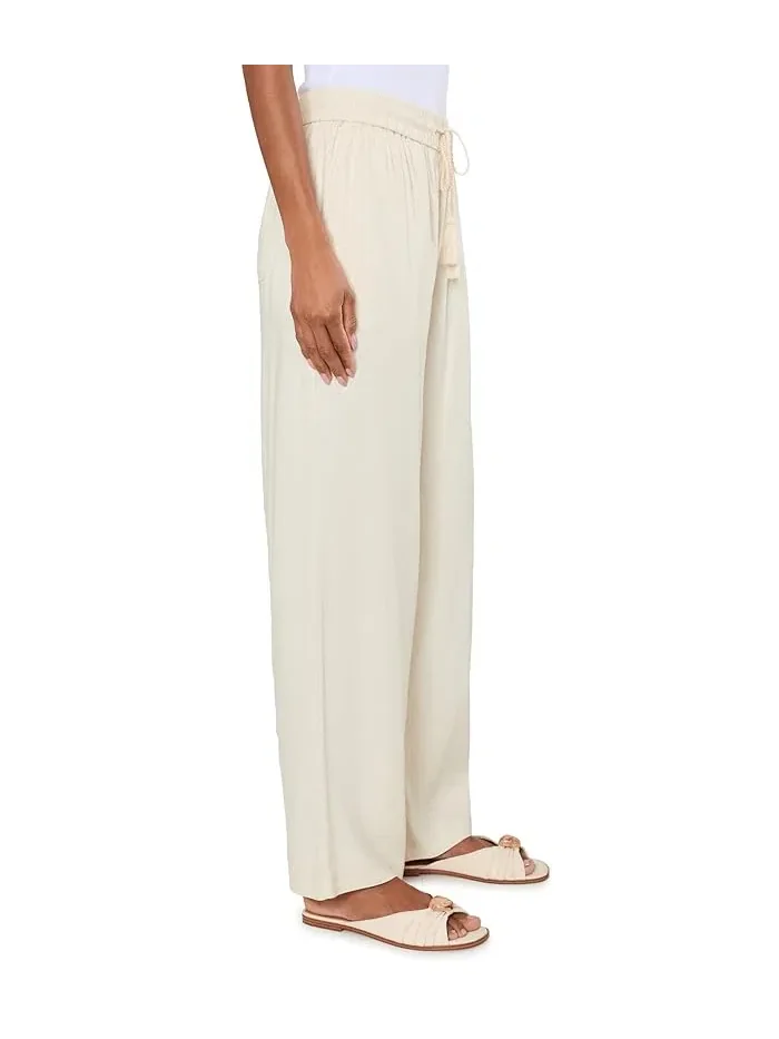 Широкие брюки с завязкой Mid-Rise Pull-On Liverpool Los Angeles, Nautical Stripe — изображение 3 из 5, белый