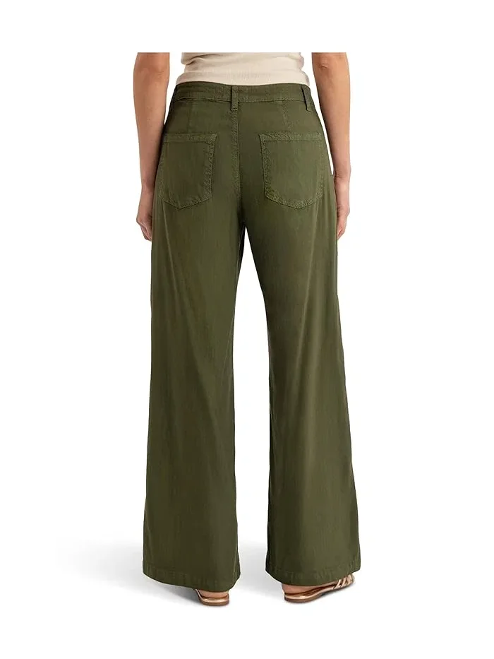 Широкие брюки Meg High-Rise Wide Legs KUT from the Kloth — изображение 3 из 3, лесной