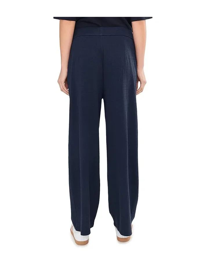 Брюки прямые джерси Cross Hatch Stretch Jersey Straight Ankle Eileen Fisher — изображение 4 из 5, белый