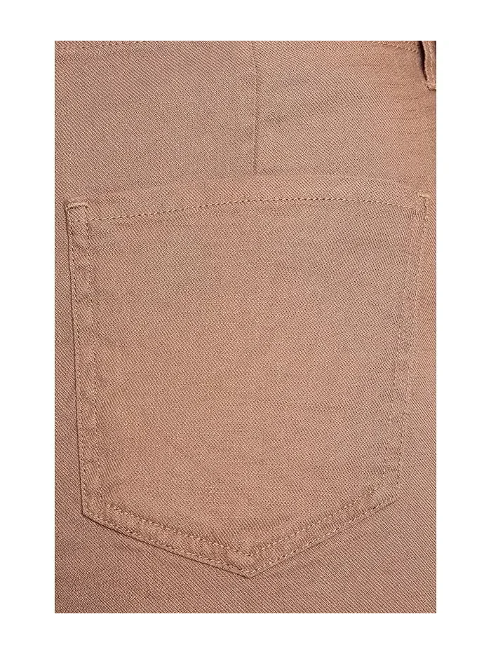 Брюки широкие Five-Pocket Wide Leg Trouser Pants NYDJ — изображение 5 из 5, коричневый