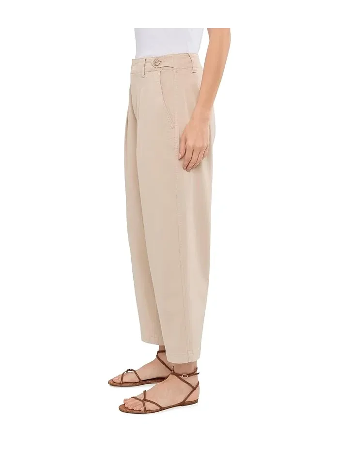 Брюки завышенной посадки с талией High-Rise Tailored Trouser Liverpool Los Angeles — изображение 3 из 5, капучино
