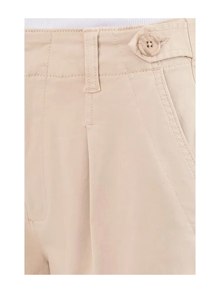 Брюки завышенной посадки с талией High-Rise Tailored Trouser Liverpool Los Angeles — изображение 5 из 5, капучино