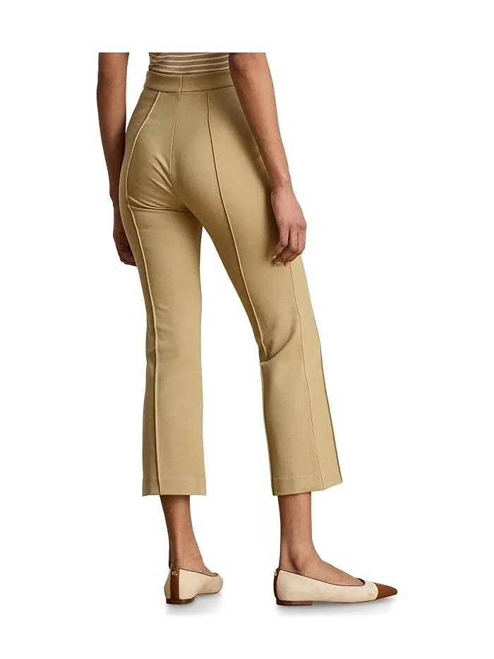 Брюки-клеш Petite Twill Flare Ankle Lauren Ralph Lauren — изображение 3 из 4, бежевый