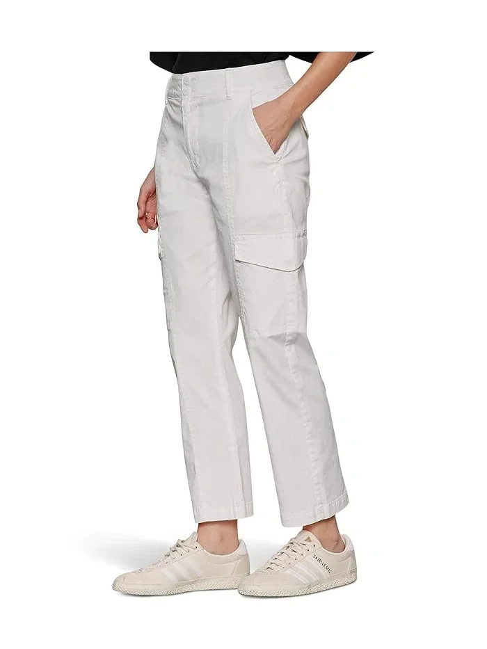 Брюки прямые укороченные Sanctuary Rebel Straight Crop — изображение 1 из 4, мел