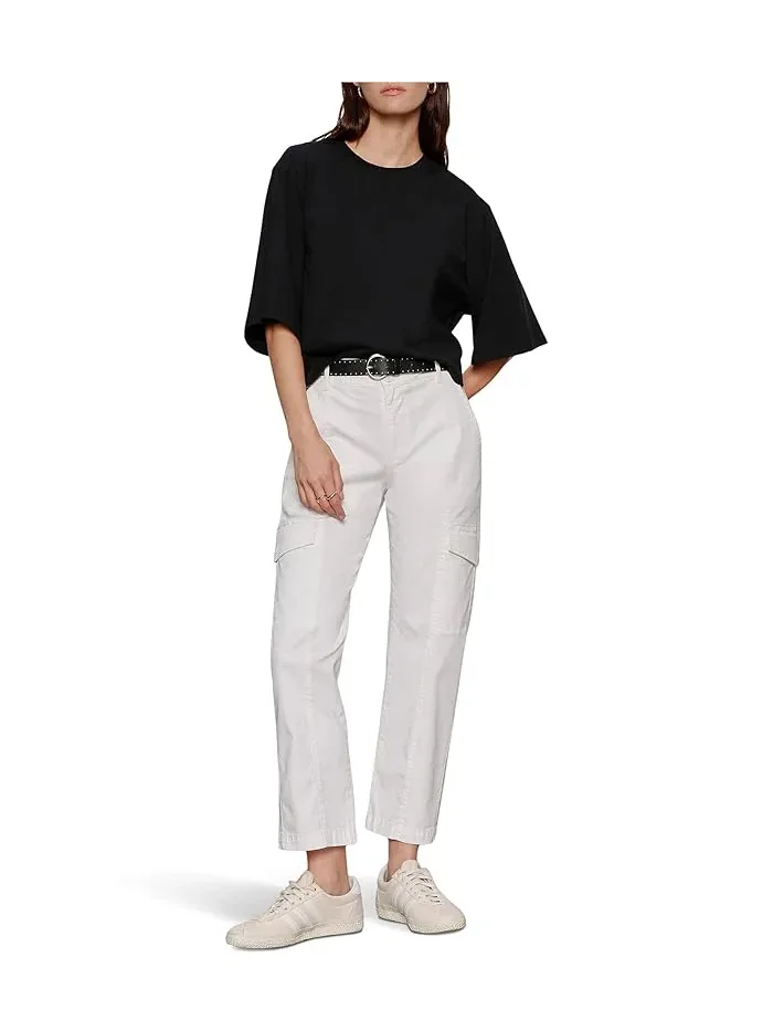 Брюки прямые укороченные Sanctuary Rebel Straight Crop — изображение 2 из 4, мел