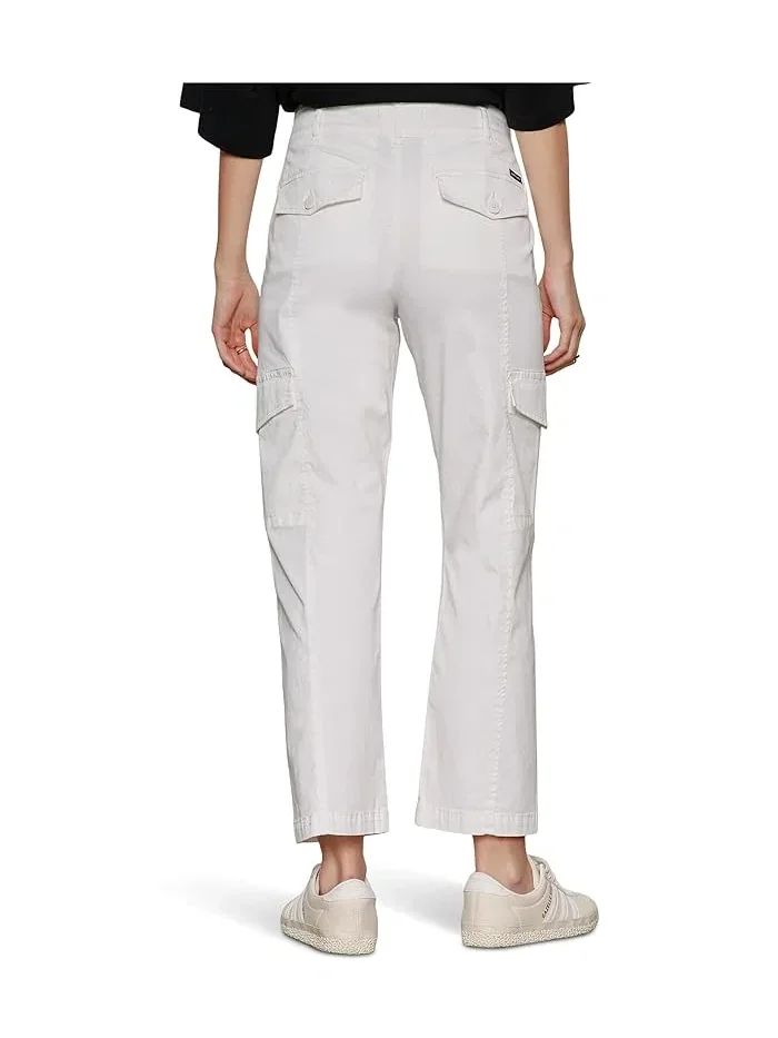 Брюки прямые укороченные Sanctuary Rebel Straight Crop — изображение 3 из 4, мел