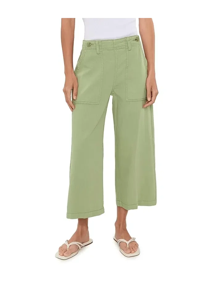 Брюки широкие укороченные Petite Mid-Rise Utility Crop Liverpool Los Angeles