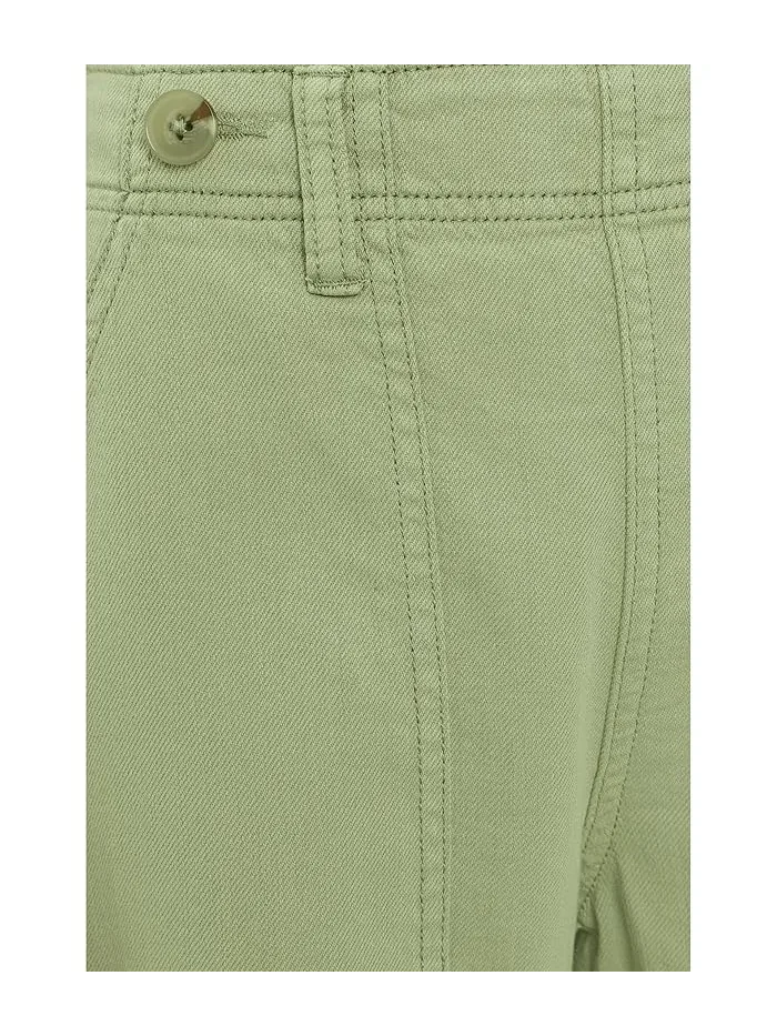 Брюки широкие укороченные Petite Mid-Rise Utility Crop Liverpool Los Angeles — изображение 5 из 5, лотус