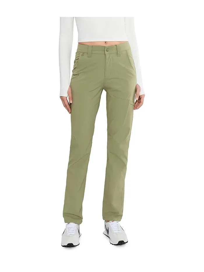 Брюки походные Marmot Trailway Pants Long — изображение 1 из 5, оливковый