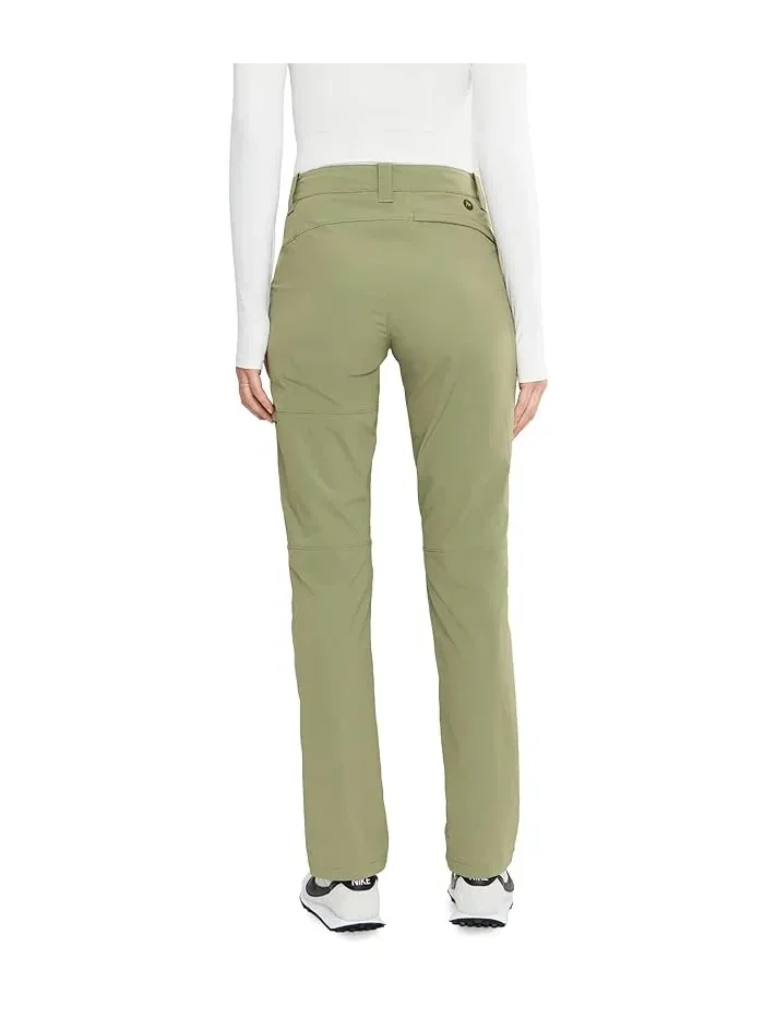Брюки походные Marmot Trailway Pants Long — изображение 4 из 5, оливковый