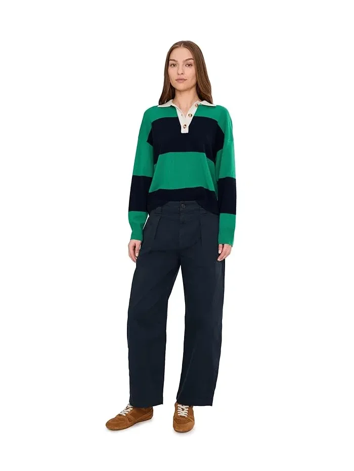 Брюки чино Perfect Chino Barrel Madewell — изображение 2 из 5, классический индиго