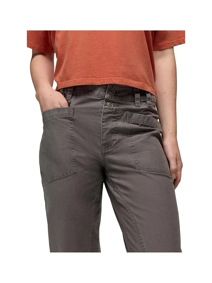 Брюки прямого кроя Suton Straight Pants Prana — изображение 5 из 5, черный