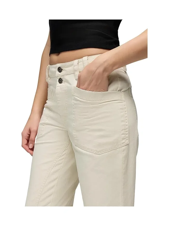 Брюки прямого кроя Suton Straight Pants Prana — изображение 4 из 5, серый
