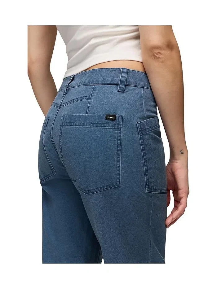 Брюки прямые Suton Straight Pants Prana — изображение 4 из 5, синий