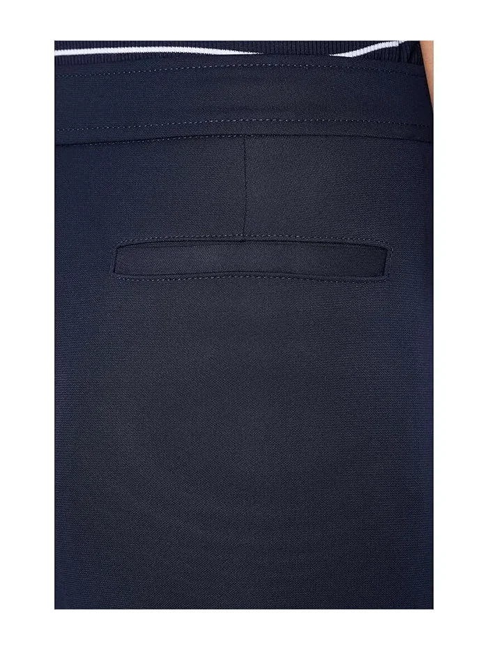 Брюки широкие плиссированные из джерси модель Pleated Stretch Jersey Wide-Leg Pants Lauren Ralph Lauren — изображение 5 из 5