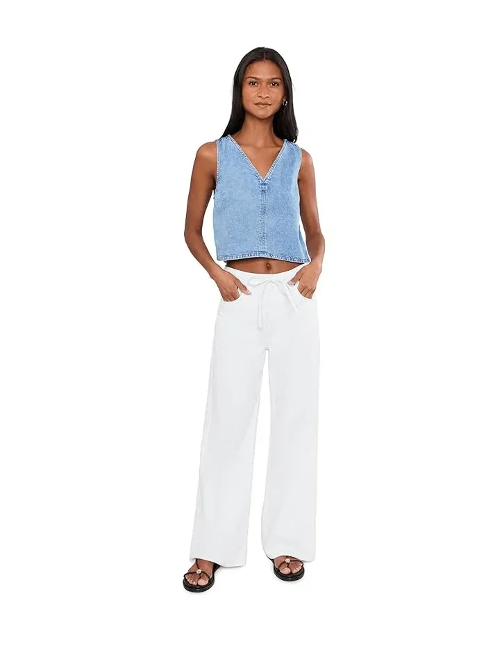 Брюки широкие Ultimate Madewell — изображение 2 из 5, белый