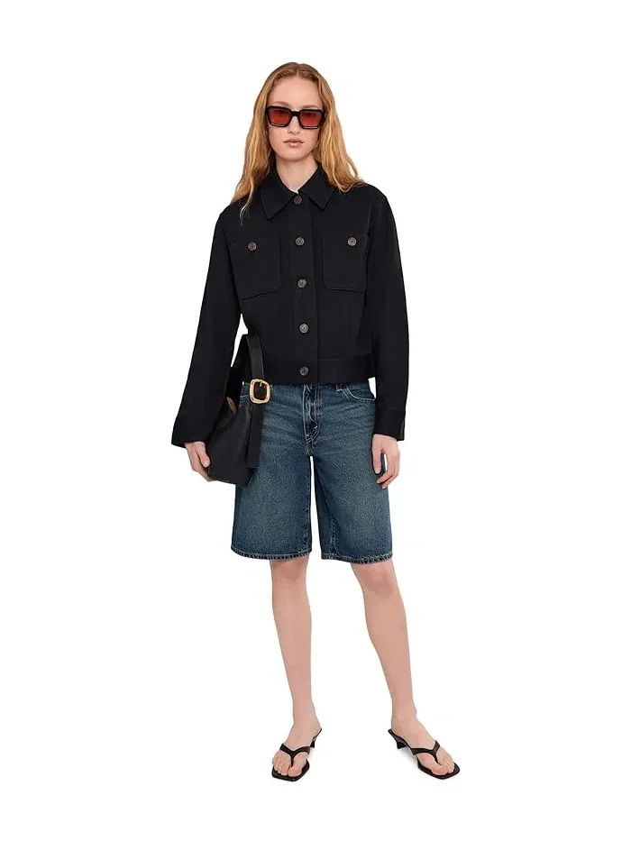 Жакет из понте-трикотажа Ponte Knit Jacket Vince — изображение 2 из 5, шампань