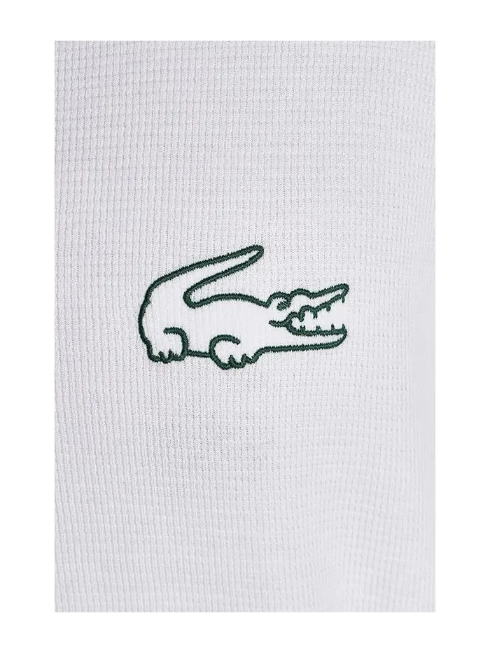 Халат вафельный Lacoste — изображение 5 из 5, белый