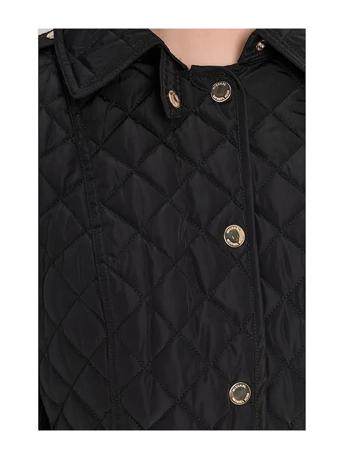 Куртка стеганая M423307AZ MICHAEL Michael Kors — изображение 5 из 5, черный