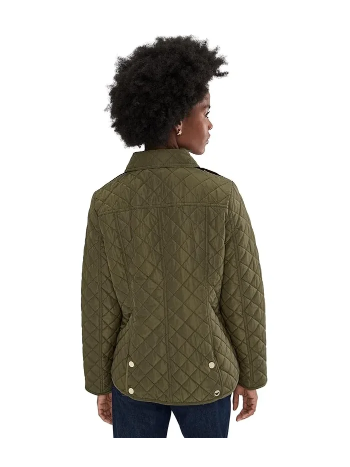 Куртка стеганая M423307AZ MICHAEL Michael Kors — изображение 4 из 5, оливковый